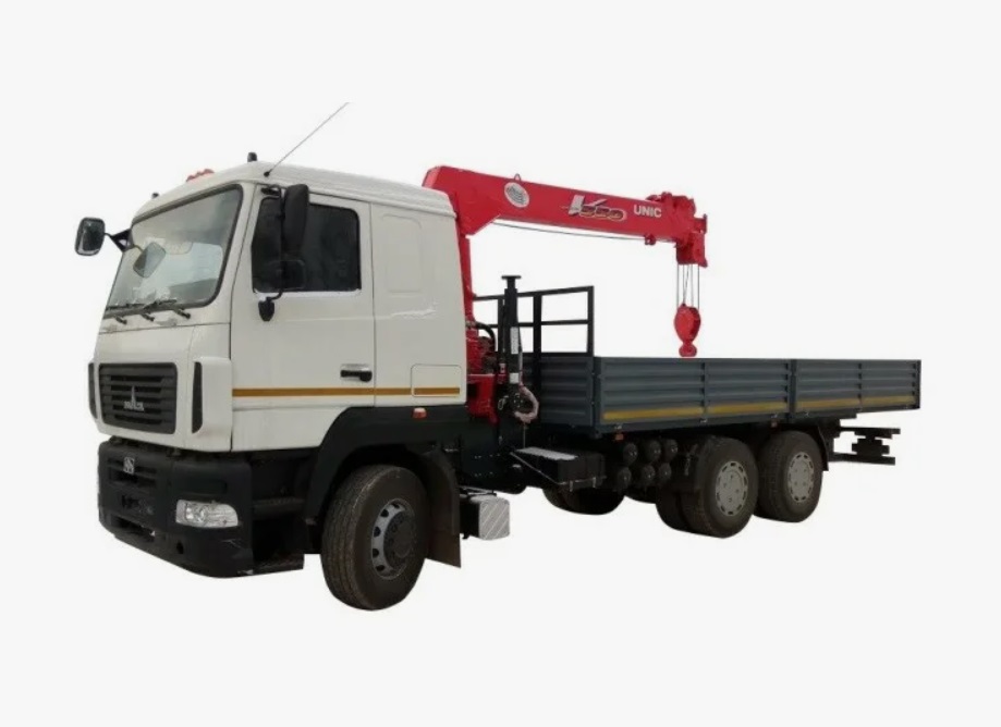 Бортовой автомобиль МАЗ 6312 с КМУ Horyong HRS 206