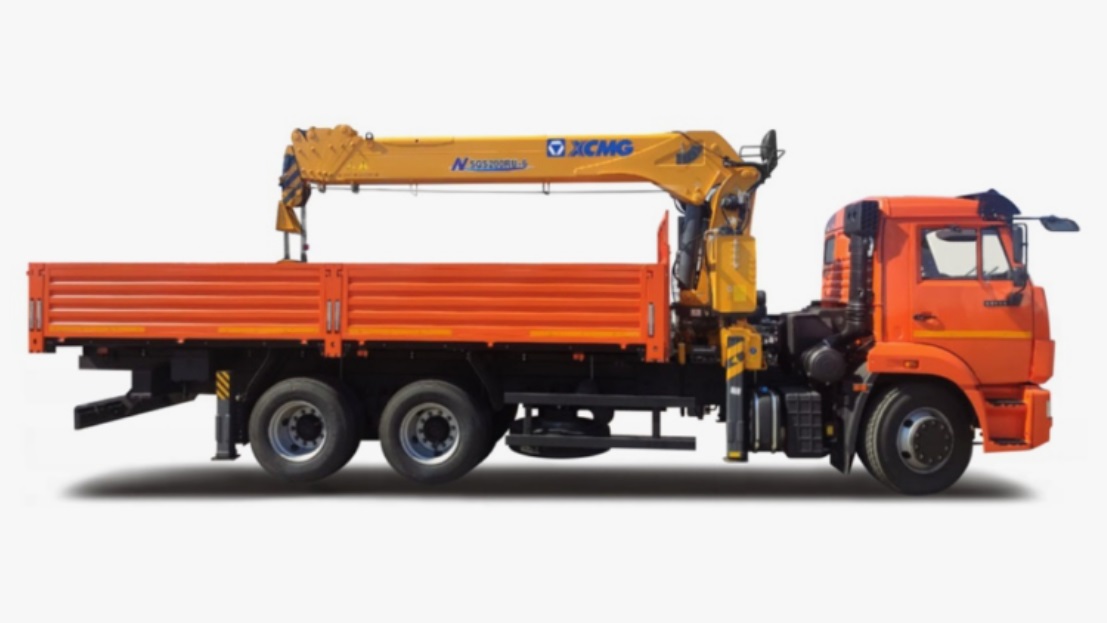 Самосвал камаз 65115  с КМУ XCMG SQS200-6